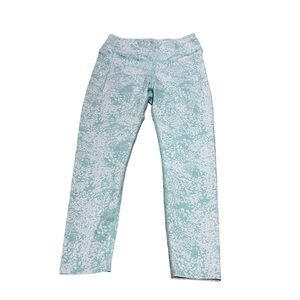Avia Girls Large 10/12 Blue Multicolor Printed Leggings